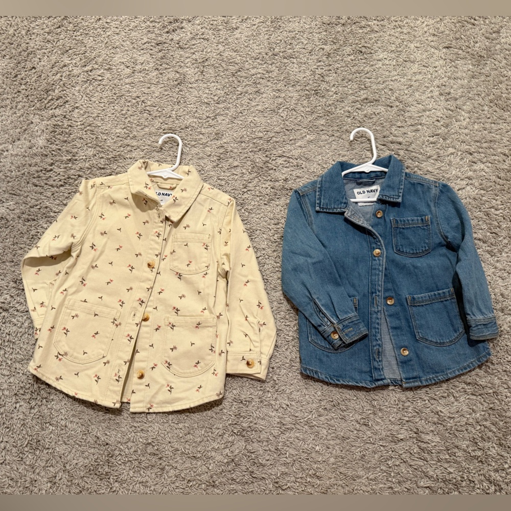 Set of Two Jackets - Denim and Floral